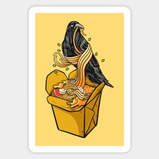 Crow Ramen Magnet